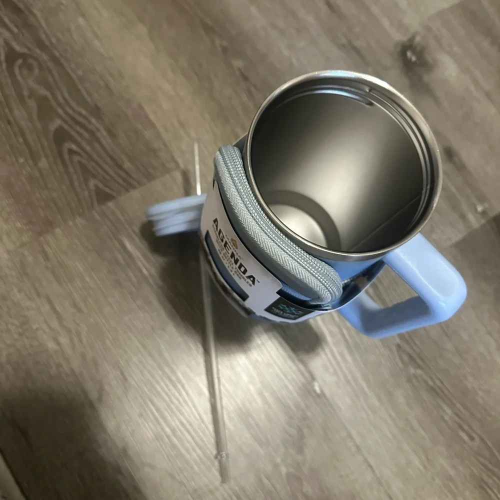 Anna Agenda Light Blue Stainless Steel Tumbler - Picture 7 of 7